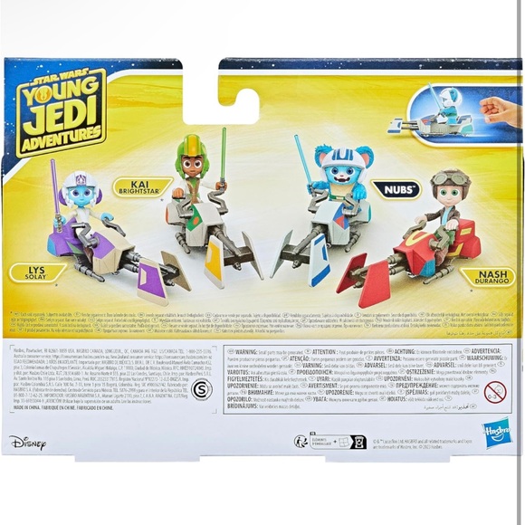 Star Wars: Young Jedi Adventures Nubs Figure & Speeder Bike NIB - Picture 4 of 8